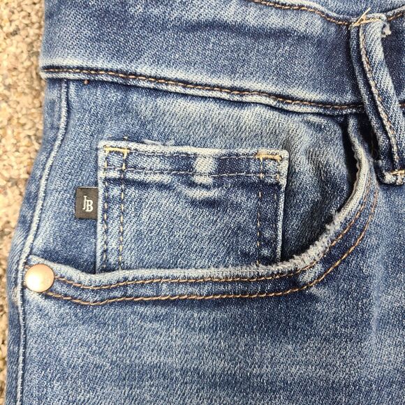 Judy Blue Women's Denim Utility Jumpsuit L Dark Denim Long Sleeve Coveralls - Picture 6 of 16